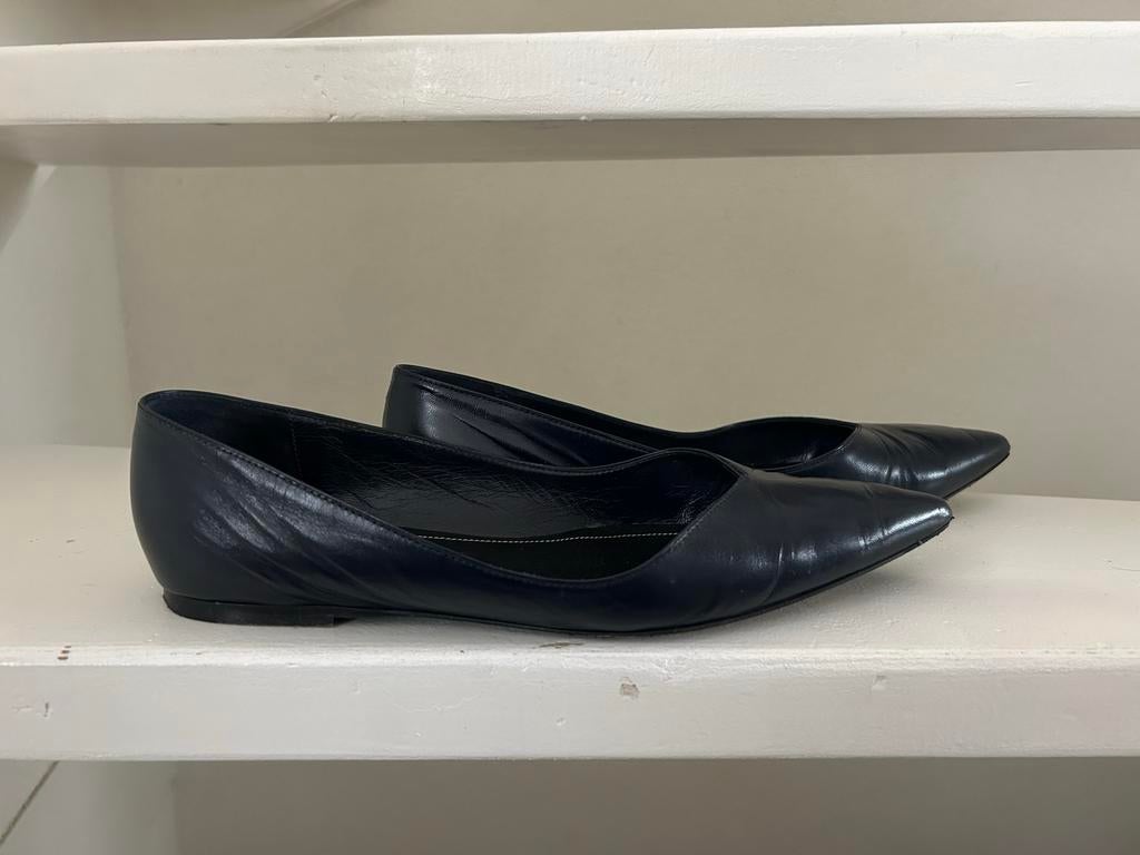 Balenciaga ballerina's maat 39 - donkerblauw, Kleding | Dames, Schoenen, Ophalen of Verzenden, Gedragen, Blauw, Ballerina's