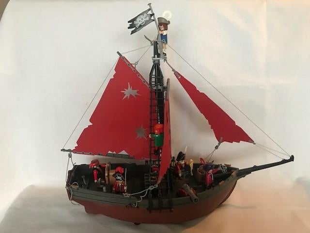 playmobil piratenboot, Ophalen, Gebruikt