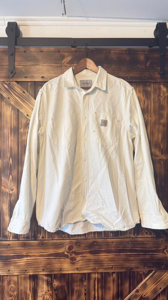In goede staat overhemd van Carhartt wip, Ophalen of Verzenden, Zo goed als nieuw, Wit