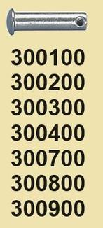 Borstbouten en borgringen (RVS) in diverse lengten/dikten, Ophalen of Verzenden, Nieuw, Overige typen