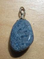 han. aparte edelsteenhanger BLAUWE SPONSKORAAL (3), Overige voorstellingen, Nieuw, Steen of Mineraal, Met edelsteen