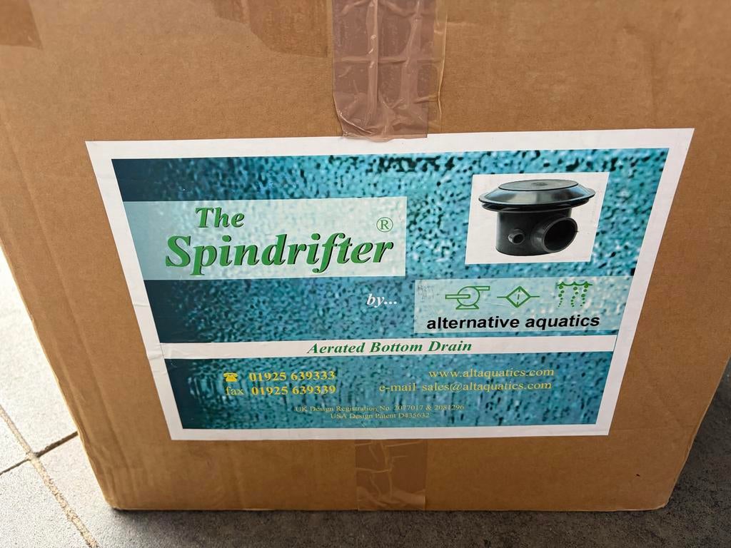 Spindrifter beluchte bodemdrain 110, Ophalen, Nieuw