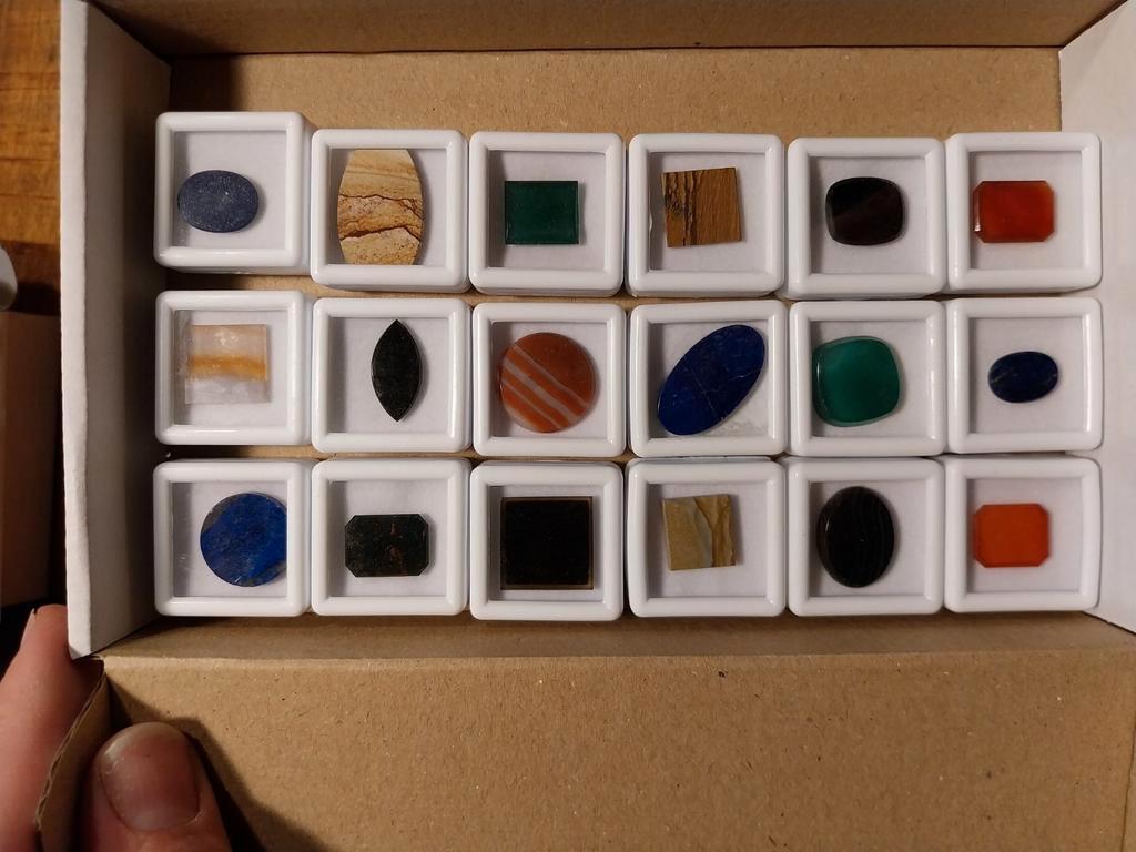Mix lot verschillende zegelstenen jaspis onyx, Sieraden, Tassen en Uiterlijk, Edelstenen, Ophalen of Verzenden, Nieuw