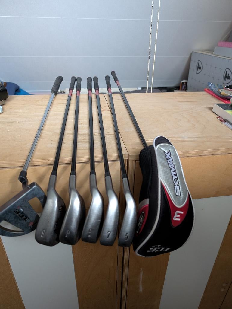 Skymax golfset Grafiet (rechtshandig), Ophalen, Gebruikt, Set, Overige merken