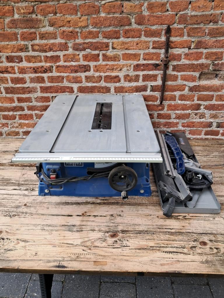 Scheppach zaagtafel, Ophalen, Cirkelzaag, 70 mm of meer, Zo goed als nieuw