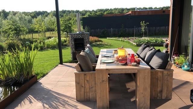 Terrastegels, Tuin en Terras, Tegels en Klinkers, Gebruikt, Terrastegels, Overige materialen, 10 m² of meer, Ophalen