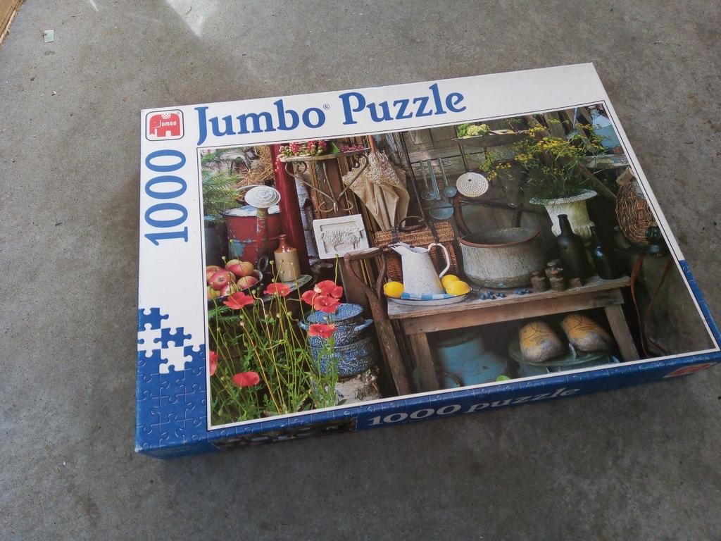 Jumbo legpuzzel 1000 stukjes, Ophalen of Verzenden, 500 t/m 1500 stukjes, Zo goed als nieuw, Legpuzzel