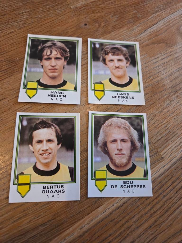 Panini Voetbal 81 NAC, Ophalen of Verzenden, Zo goed als nieuw, NAC Breda, Poster, Plaatje of Sticker