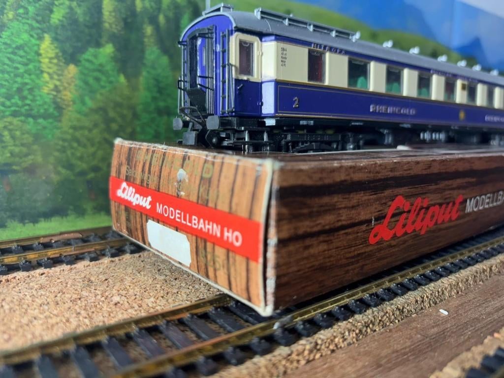 Liliput 82500 DRG Rheingold Salonwagen 2.Kl. Nr. 20512 Ep.2, Gebruikt, Gelijkstroom, Verzenden, Wagon