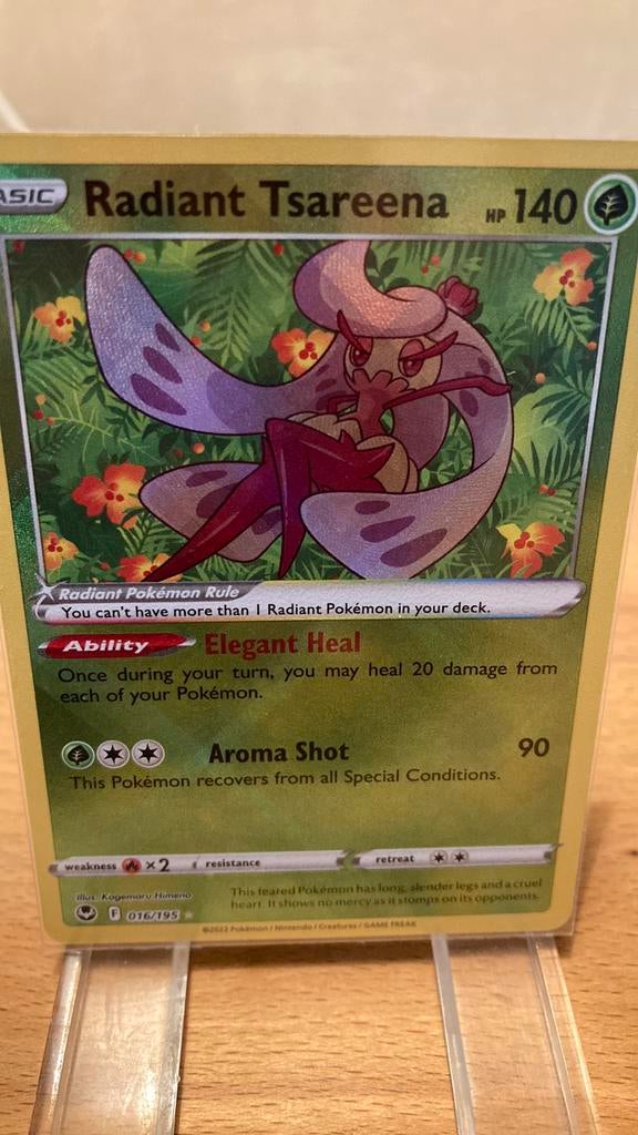 Pokemon Radiant Tsareena 16/195 Silver Tempest 2,50 euro, Ophalen of Verzenden, Zo goed als nieuw