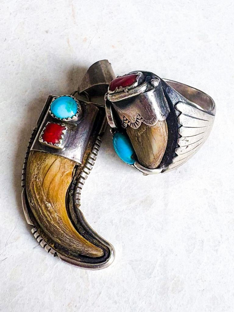 Unieke Set Navajo Sieraden - Sterling Zilver - John C. Yazzi, Ophalen
