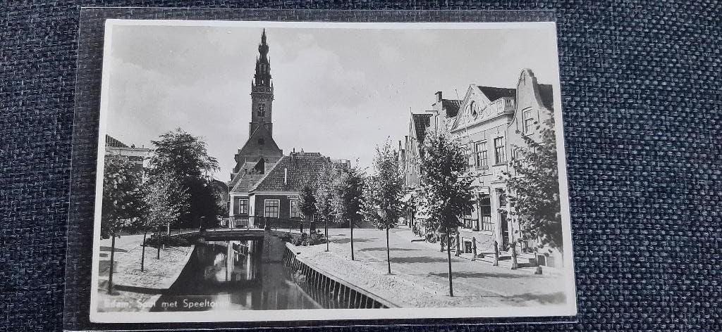 EDAM,  SPUI  MET  SPEELTOREN, Ophalen of Verzenden, 1940 tot 1960, Gelopen, Noord-Holland