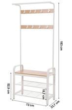 kapstok + schoenenrek, Ophalen, Overige typen, Zo goed als nieuw, 150 tot 200 cm