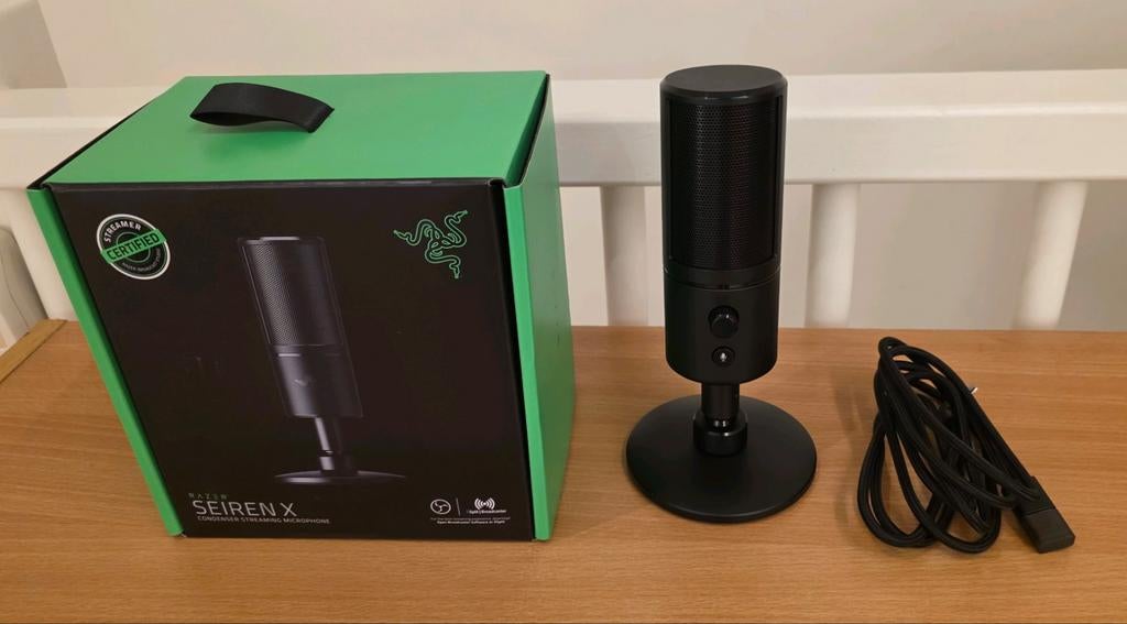 Razer Seiren X Condensator Microfoon - Zo goed als nieuw, Muziek en Instrumenten, Microfoons, Ophalen of Verzenden, Zo goed als nieuw