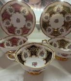 Zeer zeldzaam vintage paragon panel theekopjes en schotels, Ophalen of Verzenden