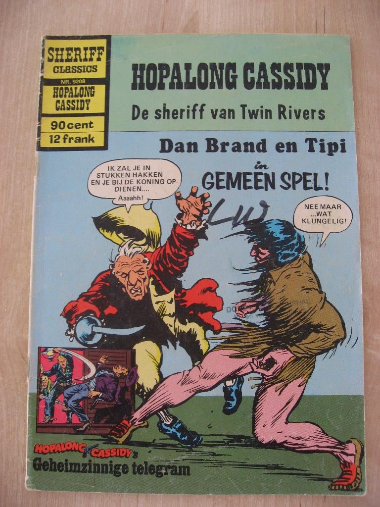 Sheriff Classics. Hopalong Cassidy. Nr 9208., Eén stripboek, Ophalen of Verzenden, Gelezen