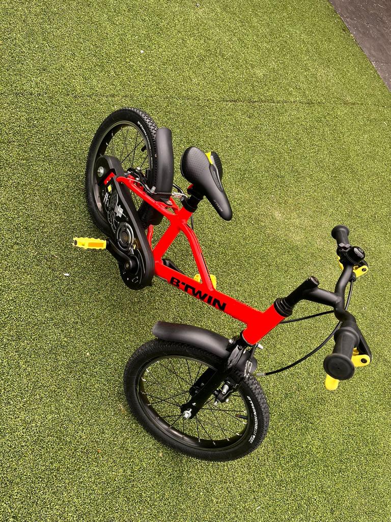 Kinderfiets 16 inch, Ophalen, Gebruikt, 16 tot 20 inch