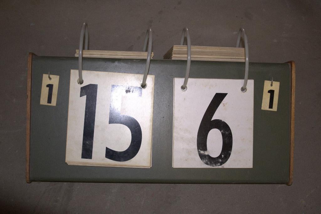 Scorebord, Ophalen, Gebruikt