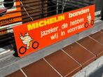 Vintage Michelin Banden Reclamebord - Jazeker, op voorraad!, Reclamebord, Gebruikt, ., Ophalen of Verzenden