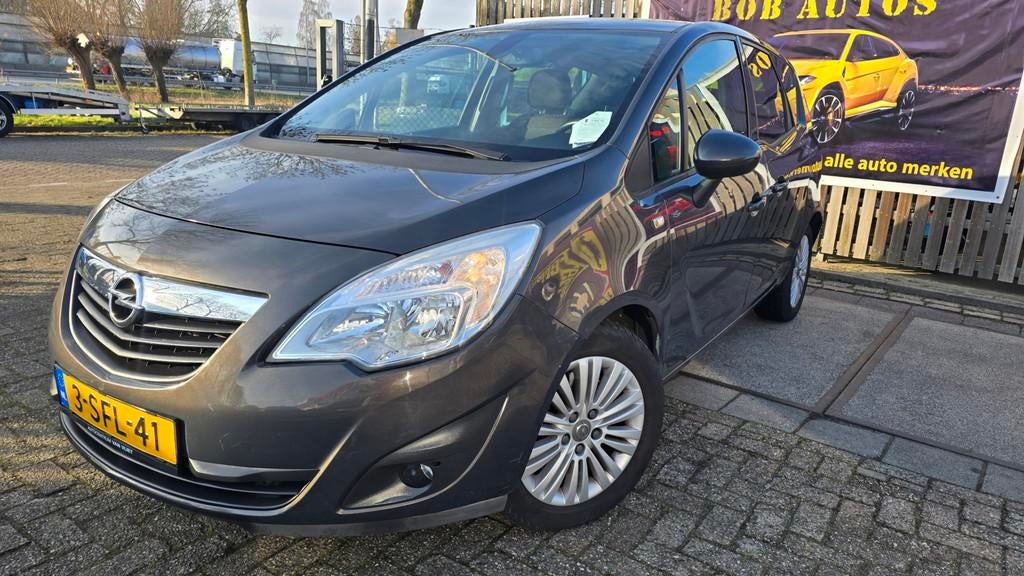 Opel Meriva 1.4 Turbo Cosmo/automaat/2e eigenaar/nap/cruise/, Auto's, Gebruikt, Euro 6, 4 cilinders, Zilver of Grijs