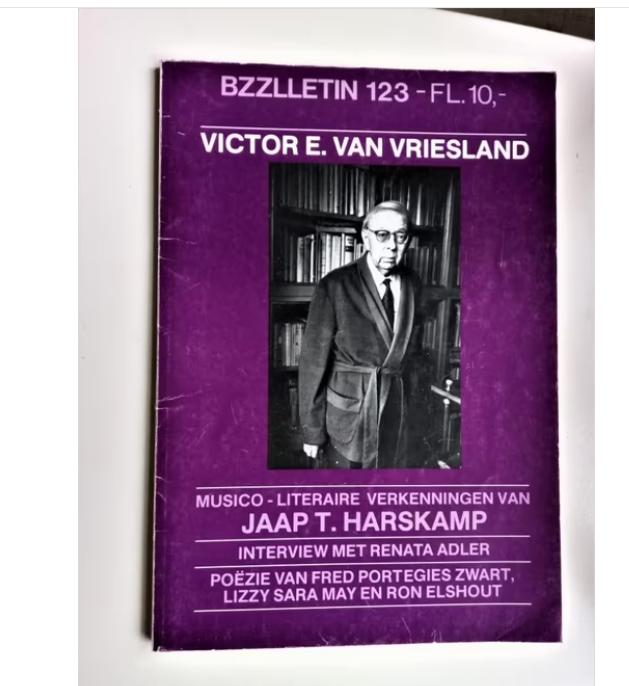 bzzlletin nr.123 uit 1985- E. van vriesland, Ophalen of Verzenden, Gelezen, Overige typen