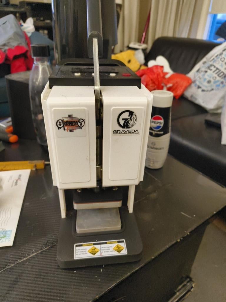 Pers voor rosain te maken ., Ophalen