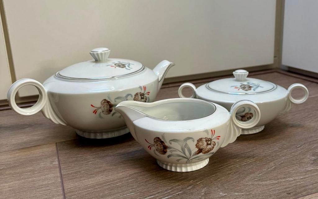 Mooi theeservies Victoria, Ophalen