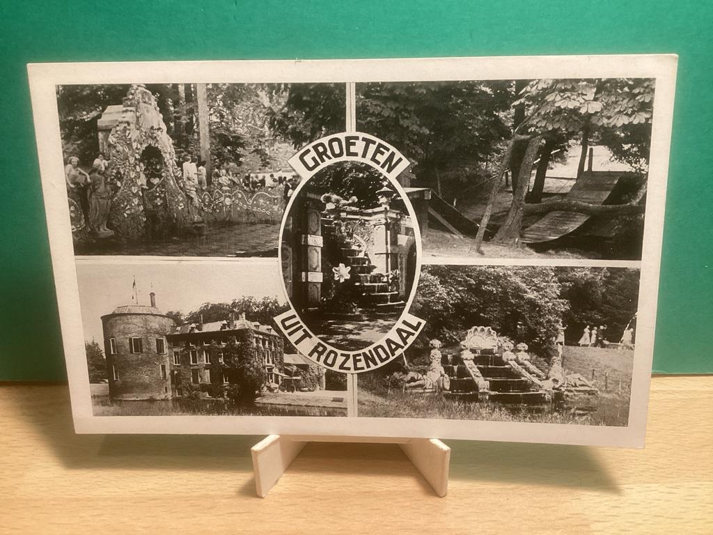 Groeten uit Rozendaal - Kasteel, Kettingbrug.   918, Verzamelen, Ophalen of Verzenden, 1920 tot 1940, Ongelopen, Gelderland
