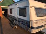 Fendt 490 TKM 5 persoon met stapelbed en 5 fiets plekken., Caravans en Kamperen, Caravans, Stapelbed, Schokbreker, 75 kg, Treinzit