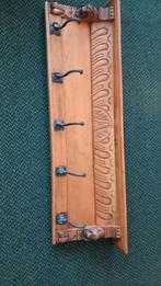 Vintage kapstok met 5 ijzeren haken, Huis en Inrichting, Ophalen of Verzenden, Metaal, Wandkapstok, Minder dan 100 cm