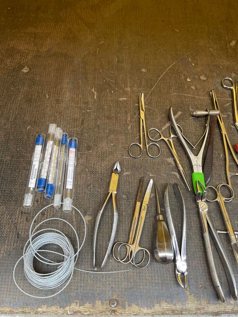 Diverse set van chirurgische instrumenten, Antiek en Kunst, Antiek | Gereedschap en Instrumenten, Ophalen