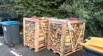 Leverbaar: Volle vrachten kratten ovengedroogd haardhout, 6 m³ of meer, Ophalen, Blokken