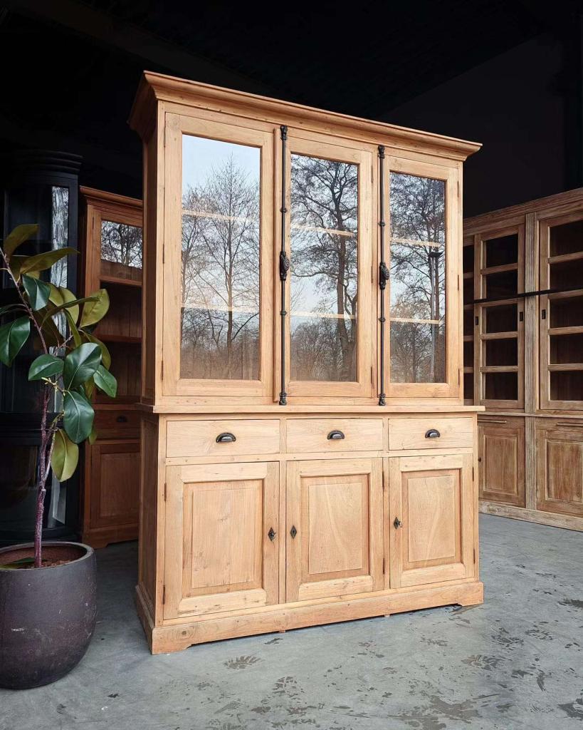 Buffetkast, Espagnolet sluiting | Franse Look | Teak #2652, Huis en Inrichting, Kasten | Buffetkasten, Niet ingevuld, Gebruikt