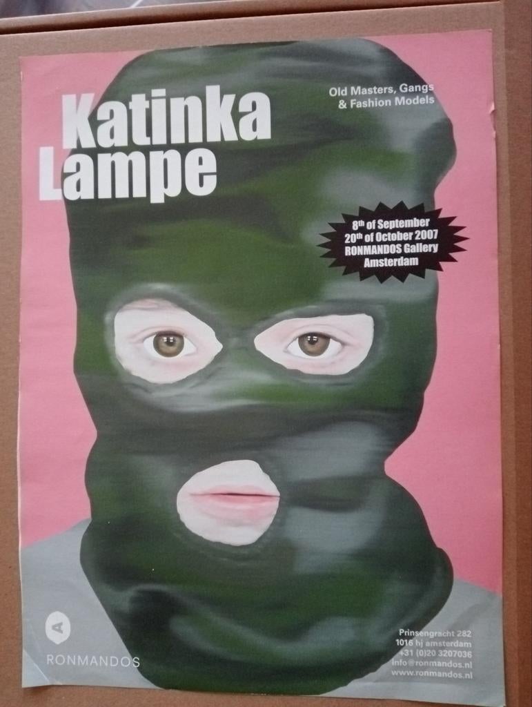 Katinka Lampe affiche, Ophalen of Verzenden, 1940 tot 1960, Tijdschrift