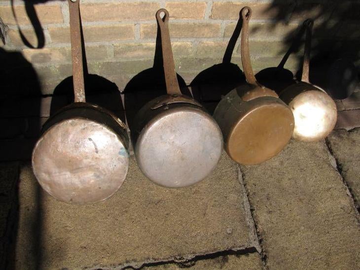 Koperen pannen, Antiek en Kunst, Verzenden