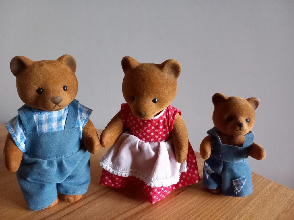 Sylvanian families/Bärenwald beren familie, Verzamelen, Ophalen of Verzenden, Gebruikt