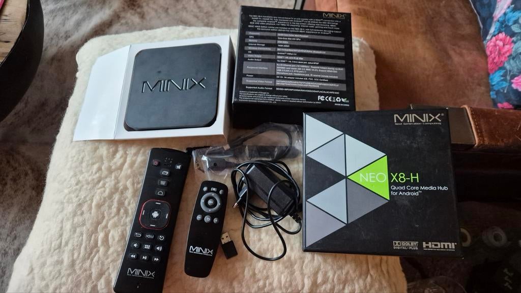 MINIX NEO X8-H Android TV Box compleet, Ophalen of Verzenden, Zo goed als nieuw, HDMI, Minder dan 500 GB