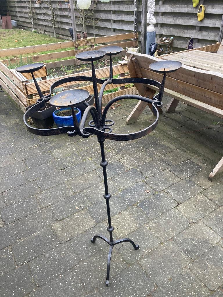 Kaarsen standaard, Ophalen, Gebruikt, Zwart, Kandelaar