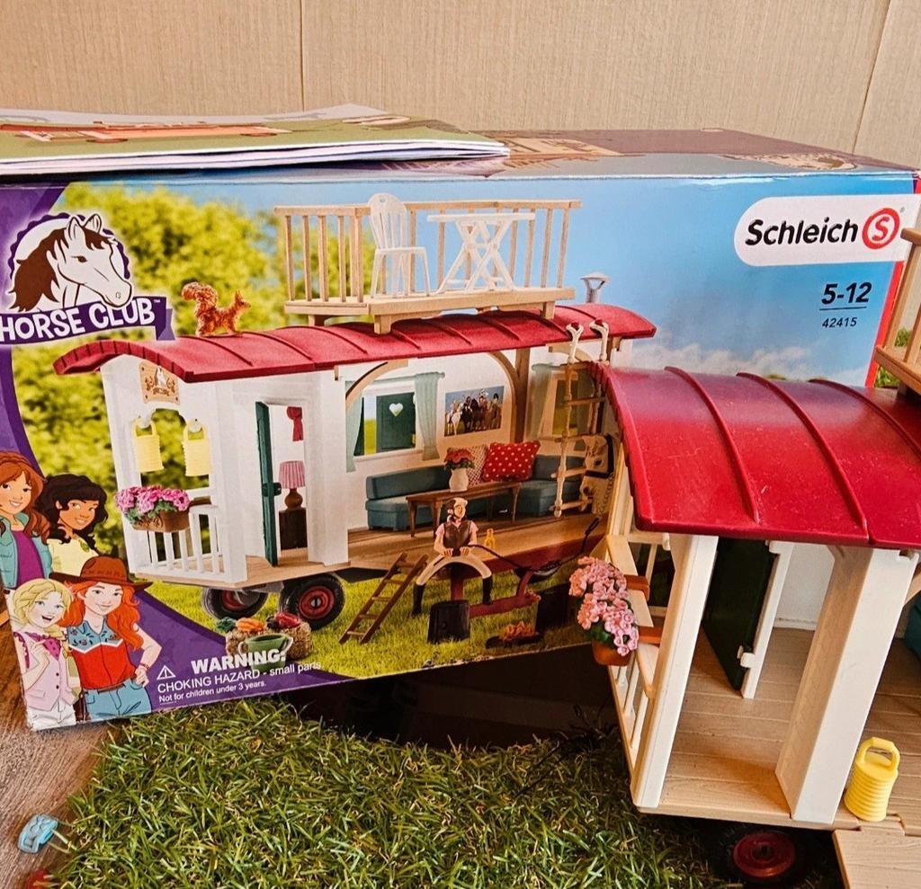 Schleich camper, Ophalen of Verzenden, Toebehoren