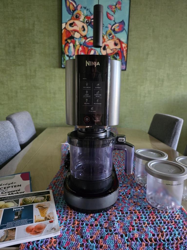 Ninja Creami Ice Cream & Frozen Dessert Maker NC302, Witgoed en Apparatuur, IJsmachines, Ophalen, Gebruikt
