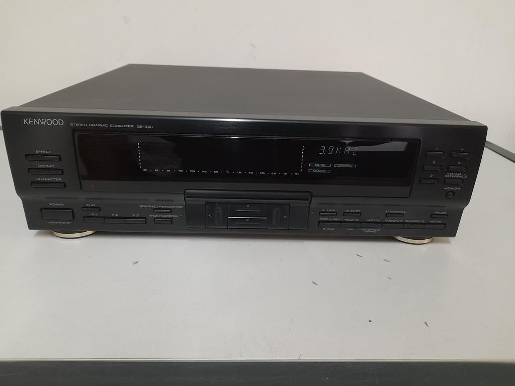 Kenwood GE-940 Stereo Graphic Equalizer, Ophalen of Verzenden, Gebruikt, Overige merken, Losse componenten
