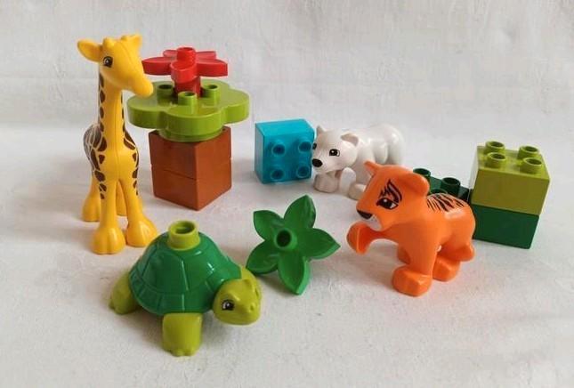 Duplo set 10801 jonge Dieren Around the World, Kinderen en Baby's, Speelgoed | Duplo en Lego, Zo goed als nieuw, Duplo, Complete set
