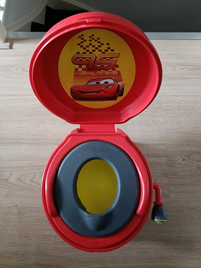 Cars WC Potje met Geluid en Rubberen Bril, Kinderen en Baby's, Ophalen of Verzenden, Gebruikt