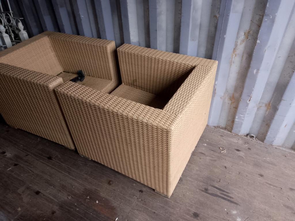 Tuin stoelen wicker, Ophalen, Gebruikt, Overige materialen