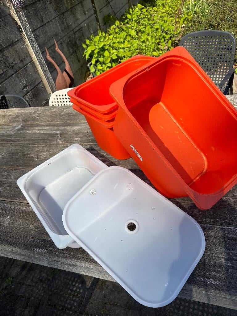trofast opbergbakken ikea, Gebruikt, Bak of Kist, Minder dan 50 cm, Ophalen of Verzenden