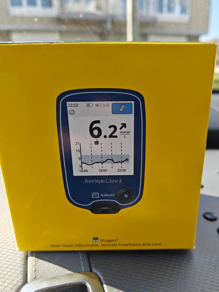 Abbott freestyle Libre 2 reader NIEUW, Diversen, Verpleegmiddelen, Ophalen of Verzenden, Nieuw