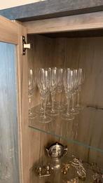 Kristallen champagne glazen van de AH, Ophalen of Verzenden, Zo goed als nieuw, Overige typen