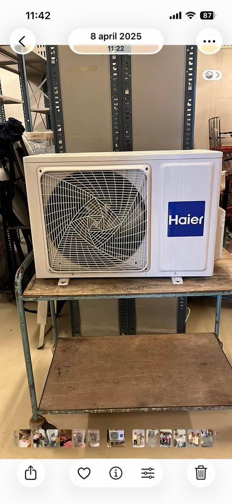 Haier Airco Split Unit - Koelen en Verwarmen, Witgoed en Apparatuur, Airco's, Gebruikt, 3 snelheden of meer, Ophalen of Verzenden