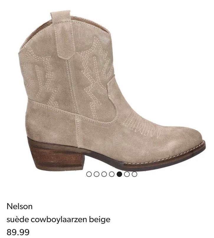 Cowboylaarsje suede Nelson 39, Kleding | Dames, Schoenen, Ophalen of Verzenden