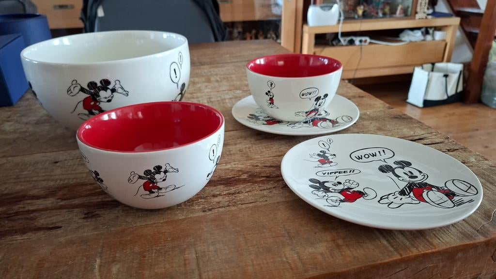 Disney Mickey mouse servies, Ophalen of Verzenden, Mickey Mouse, Servies